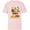 Soft Pink, variant on Marvel Super Hero Women Toony Party Have a Heroic Birthday - Short Sleeve T-Shirt for Kids - Customized-White