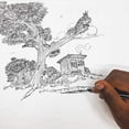 thumbnail image 4 of Pilot Precise V5 Capped Liquid Ink Rolling Ball Pens Extra Fine Point 0.5 mm Black Pack of 6, 4 of 5