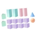 thumbnail image 4 of Dualoai 16Pcs 3D Shapes Geometric Solids Back to School Supplies Manipulative Shapes, 4 of 9