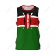 thumbnail image 3 of Camiseta deportiva de baloncesto para hombre con la bandera de Kenia, para correr, fitness, multifunción, sin mangas, con nombre personalizado exclusivo, 3 of 4