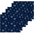 thumbnail image 3 of SKYSONIC Blue Snowflake Washcloths Set of 6, Highly Absorbent Soft Cotton Fingertip Towels for Bathroom, Kitchen, Gym, Spa, Home Decor, 12 x 12 Inch, 3 of 7