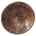 thumbnail image 2 of Stoneage Arts Inc 10" Brown Cinnamon Flower Shaped and Scented Handmade Bowl, 2 of 3