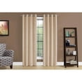 thumbnail image 6 of Curtain Panel 54"W X 84"L Grommet Bedroom Kitchen Micro Suede Beige, 6 of 9