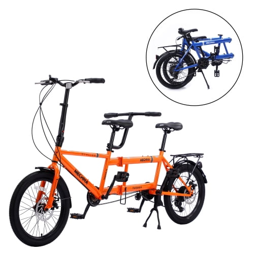MEGHNA Tandem Bike 20 Inches Wheels 2Seater Shimano 7speed Folding