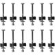 thumbnail image 1 of 12 Pack Trampoline Spacers With Screws To Fix The Trampoline - Replacement Trampoline Accessories-B5, 1 of 5