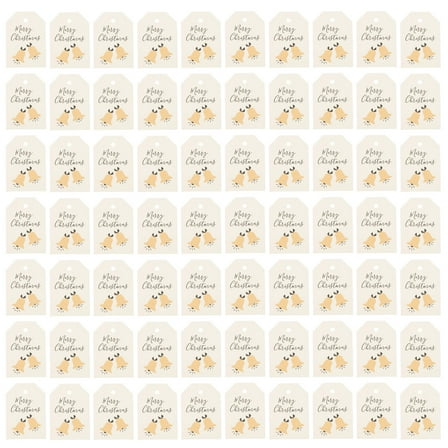 OATIPHO  Christmas Hanging Cards Assorted Colors Paper for Festive Decor