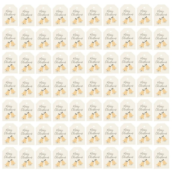 OATIPHO Christmas Hanging Cards Assorted Colors Paper for Festive Decor