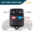 thumbnail image 4 of AKS KEYS Compatible with Ford, Lincoln, Mercury Keyless Entry Car 4B Self-Programming Fob, 4 of 6