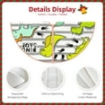 thumbnail image 3 of Fotbe Funny Dinosaurs on Stripes Pattern Christmas Tree Skirt, Tree Skirts Plush Christmas Decorations, Christmas Tree Skirts Xmas Decorations Holiday Party Decor-30", 3 of 6