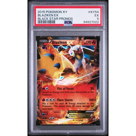 2013 Pokemon Black Star Promos XY54 Blaziken EX PSA 5