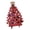 Red, variant on MOMOJIA Handcrafted Wooden Christmas Tree Calendar 24 Bottle Slots Home Decoration
