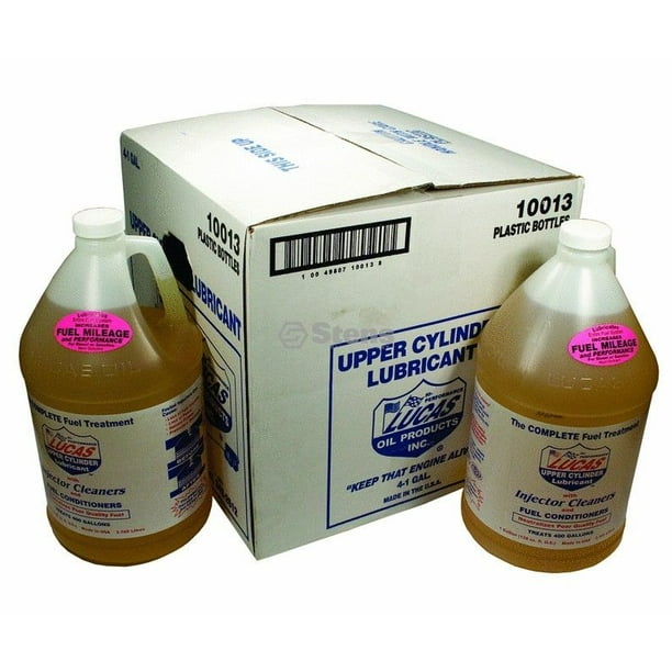A080 (4) Lucas Oil Fuel Injector Cleaner, 1 Gal Jugs