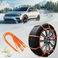 thumbnail image 3 of Snow Chains for Car Tires - Zip Tie Snow Chains & Tire Chains for Cars, 2026 Upgraded Universal Anti-Skid Traction Cables, Reusable for Trucks, SUVs, Ideal for Winter Icy & Snowy Roads, 3 of 5