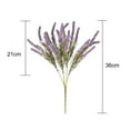 thumbnail image 7 of Visland 4PCS Artificial Lavender – Faux Plants for Crafting or Home Decor – Great for Pairing With Bundles of Other Fake/Dried Flowers to Create Lovely Wedding Bouquets, 7 of 7