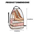 thumbnail image 2 of Easygdp Stylish High Heels On Books Car Kick Mat Seat Cover 2 Pcs Anti-Kick Pockets Storage Mat Back Seat Cover Car Seat Protector, 2 of 8
