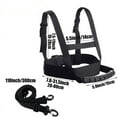 thumbnail image 4 of Cinturón de seguridad para entrenamiento de esquí Arnés de snowboard Cinturón de entrenamiento de esquí Correas de nailon de equilibrio para niños pequeños Correa de esquí negra (1 unidad), 4 of 5
