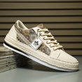 thumbnail image 1 of Zapatos de lona con cordones y caña baja para hombre, zapatillas de skate transpirables de moda, zapatillas deportivas para hombre, 1 of 5