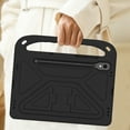 thumbnail image 6 of TECH CIRCLE Kids Case for Galaxy Tab S9 FE 5G 10.9" & Galaxy Tab S9/S8/S7 11" Tablet Case with S Pen Holder, Light Weight Shockproof Rugged Protective Handle Stand Kids Friendly EVA Foam Case,Black, 6 of 6