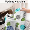 thumbnail image 5 of Pioneer Flower Floral Print Pattern Bathroom Rugs Mat, Non Slip Microfiber Bathroom Rug with Rubber Backing, Soft Mats for Bathroom Floor Tub Shower, 20"x32", 5 of 5