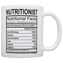 ThisWear Registered Nutritionist Gifts for Women Nutritionist Nutritional Facts Nutritionist Graduation Gift Ideas 11 ounce Coffee Mug