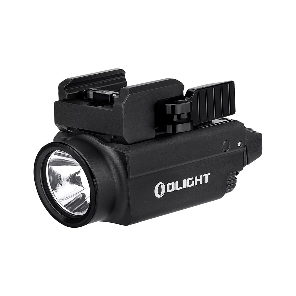 Olight Baldr S Strobe Rechargeable Light, 800 Lumens White LED and Green Laser