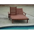 thumbnail image 4 of Best Redwood Sun Mission Brown  Outdoor Double Chaise Lounge, 4 of 5