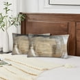 thumbnail image 3 of LALILO Beige and Grey Pillow Covers 12X20, Brown Art Throw Pillow Covers for Couch Sofa Bedroom 2Pcs, 3 of 5