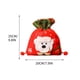 thumbnail image 2 of Bolsa de Navidad - Bolsa de regalo reutilizable de telas con decoraciones navideñas - 1 pieza, 2 of 2