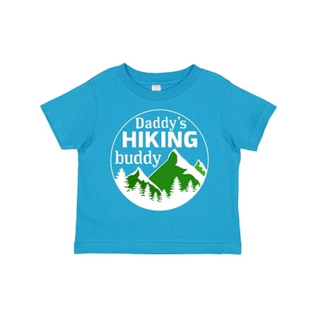 

Inktastic Daddy s Hiking Buddy with Mountains and Trees Gift Toddler Boy or Toddler Girl T-Shirt