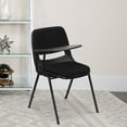 thumbnail image 2 of Flash Furniture HERCULES 5 Pack Black Padded Ergonomic Shell Chair with Right Handed Flip-Up Tablet Arm, 2 of 9