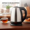 thumbnail image 2 of TAURUS CARONTE | Hervidor Eléctrico 2L de Acero Inoxidable | Ebullición Rápida en Minutos | Seguro, Durable y con Apagado Automático | Ideal para Té, Café y Cocina Diaria,Chico, 2 of 10
