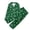 0#Green1054, variant on Girls Christmas Pajamas Snowflake Long Sleeve Top Pants PJs Sleepwear(3-14 Years)