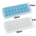 thumbnail image 1 of 2 Pcs Ice Cube Trays,Easy Release, for Chilled Drinks, Whiskey, Cocktail, Food, Reusable, 1 of 4