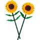 thumbnail image 1 of Kit de construcción de girasoles LEGO NQ flores artificiales para la decoración del hogar, 1 of 1