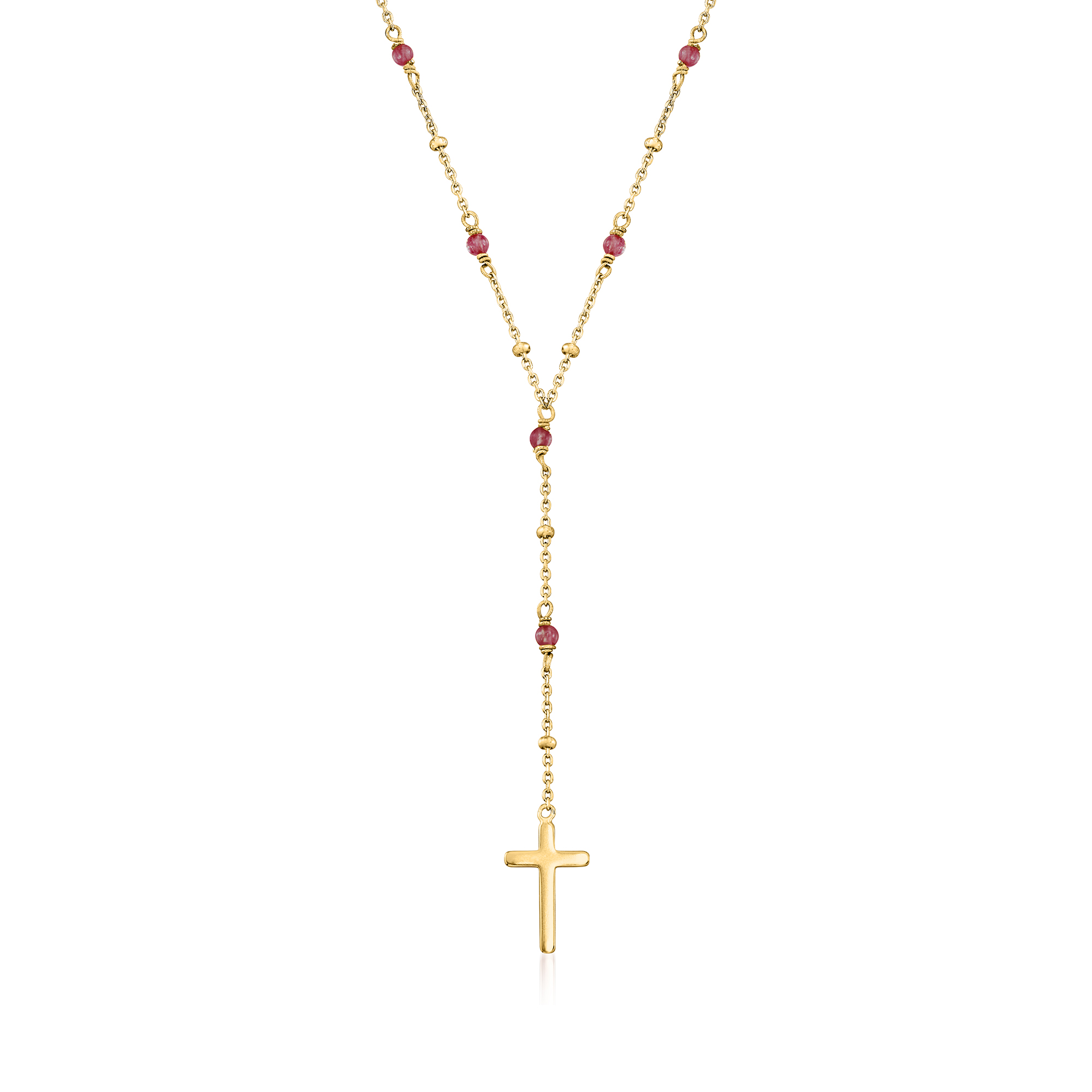 14K Tri Color Gold Bead Links DC 2.5mm 