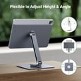 thumbnail image 4 of UGREEN Magnetic Tablet Stand for iPad with Adjustable 360° Rotating Base, Foldable, 4 of 9
