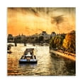 thumbnail image 2 of Gango Home Decor River Seine at Sunset II by Alan Hausenflock (Printed on Paper); One 24x24in Fine Art Paper Giclee Print, 2 of 4