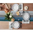 thumbnail image 4 of Retro Farm Barn Wood Grain Blue Gray Gradient Linen Table Runner Kitchen Table ration Dining Tablecloth Wedding Party r, 4 of 7