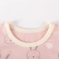 thumbnail image 6 of WIBACKER 2-7 Years Toddler and Little Girls' Long Sleeve Pajamas Set Cotton Top and Pants 2 Piece Sleepwear Pjs - Carrot Rabbit, 6 of 15
