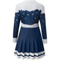 thumbnail image 6 of Lanhui Women Casual Round Neck Christmas Deer Snowflake Print Long Sleeve Mini Dress, 6 of 6
