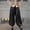 A1 Black, variant on Outfmvch Balloon Pants for Women Shiny Fabric High Waist Front Pleats Wide Baggy Leg Elastic Hidden Side Pockets Dressy Evening Party Summer Daily Office Casual Attire Black S