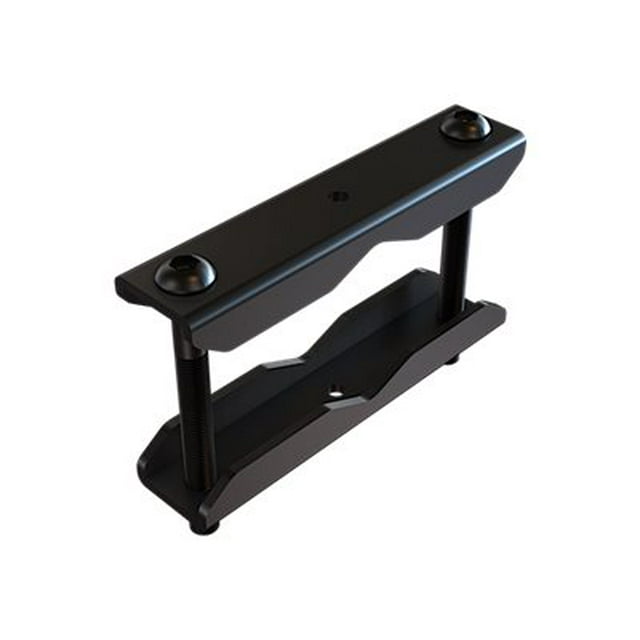 Clamp attaches to unistrut, pipe or any round or rectangular structure up to 3.5" in diameter