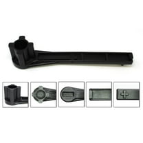 Gas and Bung Wrench Non Sparking Solid Drum Bung Nut Wrench (BLACK)