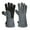 L, variant on 500 Heat Resistant Oven Gloves Mitts Baking BBQ Gloves for Grill Heat Insulation Leather Forging Welding Gloves ,Widely Use