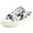 Floral Black, variant on Women Slip-On Mules Canvas Sneakers