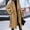 Beige, variant on Women Elegant Wool Coat Lapel Collar Double Mid Long Winter Overcoats With Belted Pockets Women's Coats for Winter plus Size Car Coat Women Women Snow Coat 3x Jacket 2 Way Zipper Winter Coats plus