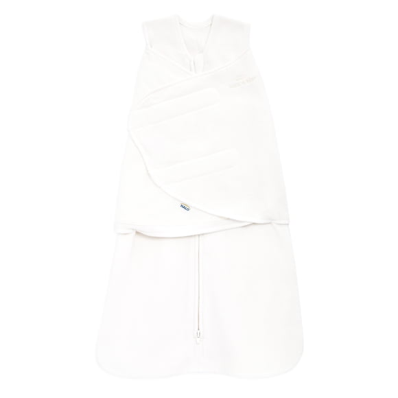 HALO® SleepSack® Swaddle - Fleece- Cream, Small