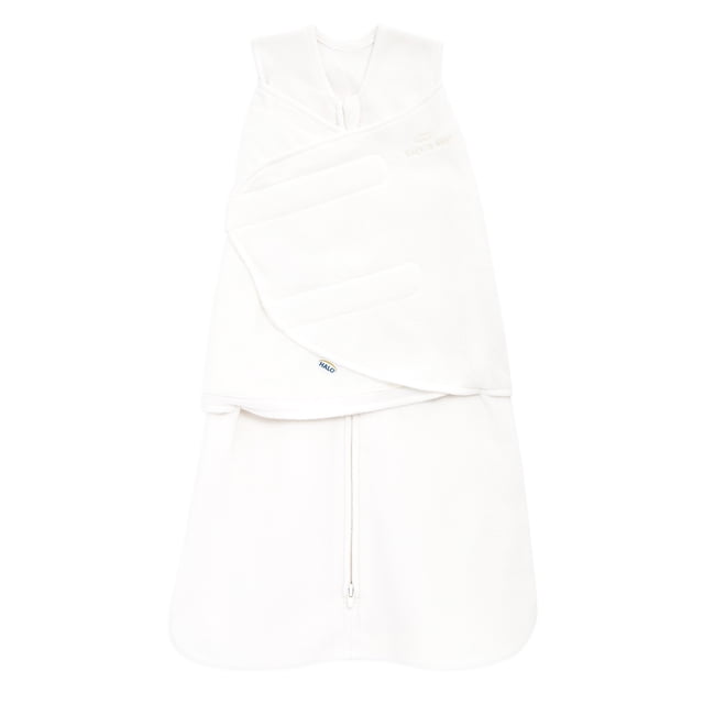 HALO® SleepSack® Swaddle - Fleece- Cream, Small