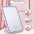 thumbnail image 2 of LED Makeup Mirror 3 Colors Light USB Vanity Mirror White A White A, 2 of 5