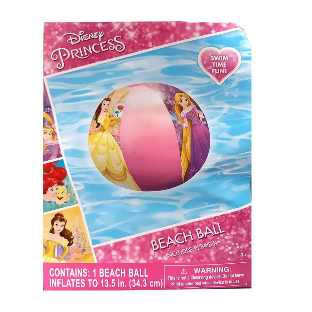 Inflatable Blow Up Kids Beach Ball Disney Princess Ariel Aurora Rapunzel 